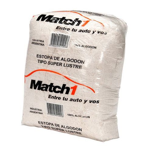 Estopa Para Autos Blanco 400 Gr Match 1