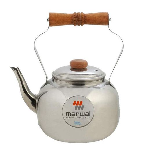 Pava Acero Inoxidable Mango Madera 1,3 L Marwal