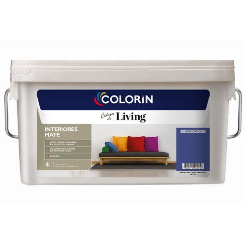 Látex InteriorLiving Arandano 4Lts Colorin