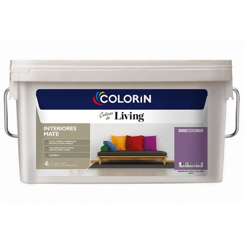 Látex Interior Living Sauco 4Lts Colorin