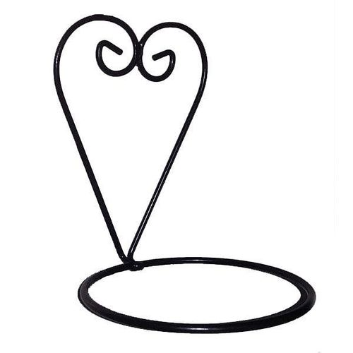 Corazón Para Pared Con Aro Negro 14 Cm Don Emilio