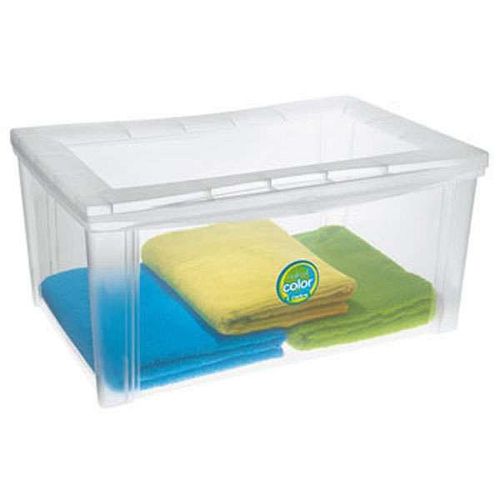 Caja Org Ancha Alta 65Lt 43X64X31Cristal