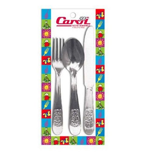 Juego De Cubiertos Infantil X 3 Un Carol