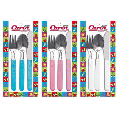 Cubiertos Infantiles X 3 Un Surtido