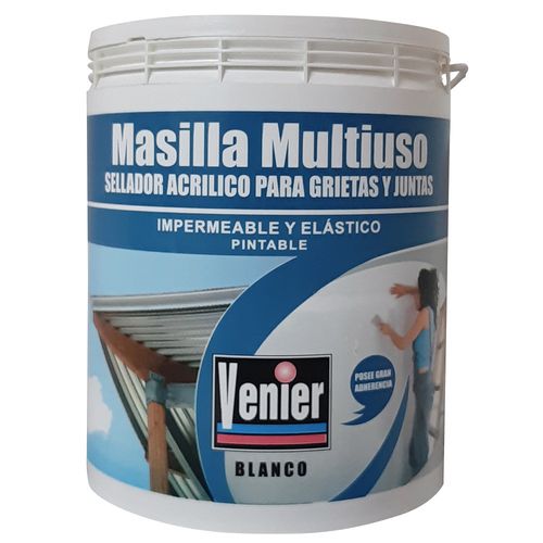 Masilla Acrílica Multiuso x6Kg Venier