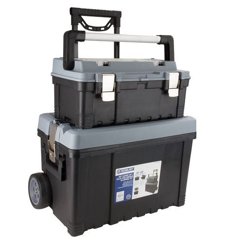 Set De Carro 26" Con Caja Portaherramientas 22" Robust