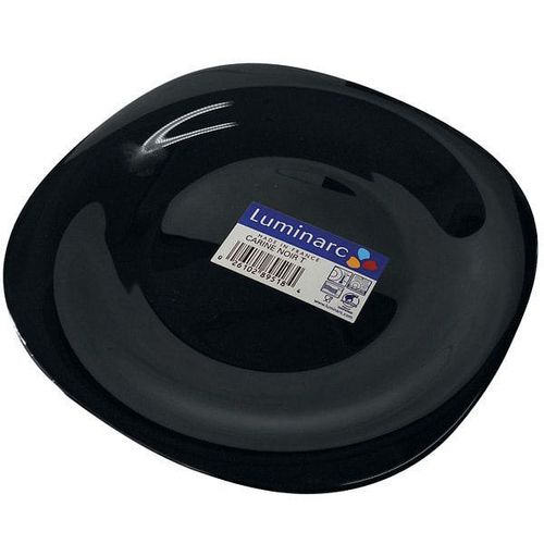 Plato Postre Carine Negro Luminarc