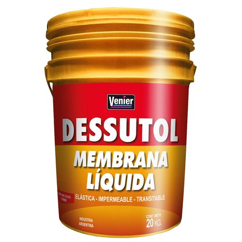 Impermeabilizante Membrana Líquida Techos Blanco X20Kg Venier Dessutol