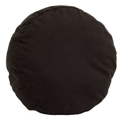 Almohadón Redondo Liso Negro 10X32X32 Cm Zukatek