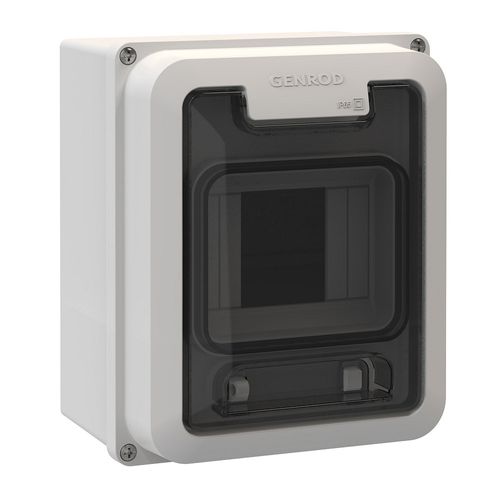 Caja Para Tomacorriente Exterior Con Tapa 2 Bipolar
