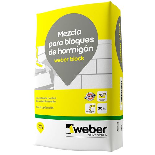 Mortero Block 30 Kg Weber