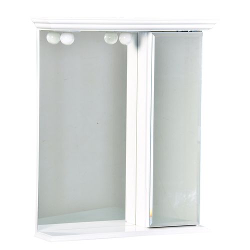 Botiquín Puerta Espejada Repisa y Luz ABC Muebles