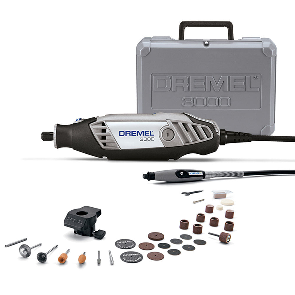 Minitorno 32000 Rpm 130 W + Maletin 32 Accesorios 3000-2/30 Dremel