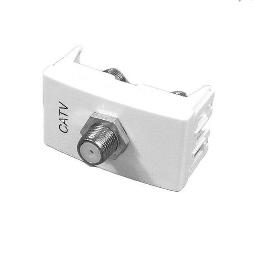 Módulo Toma Tv/Catv 2 Salidas Blanco Kalop