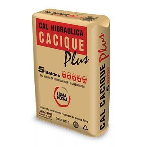 Cal Cacique Plus Loma Negro 20 Kg Loma Negra