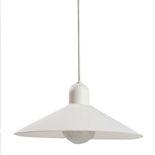 Colgante Pvc 1 Luz E27 15W Blanco Eclipse