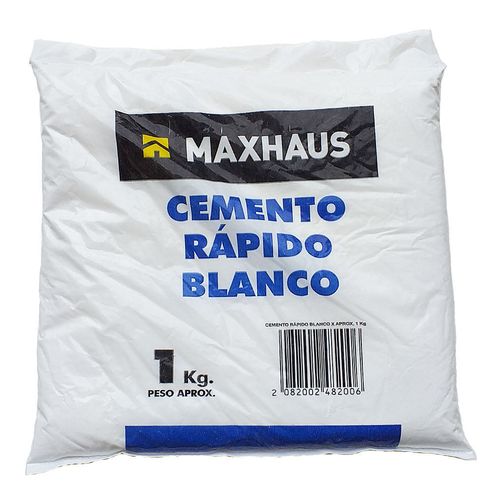 Cemento Rápido Blanco 1 Kg Maxhaus