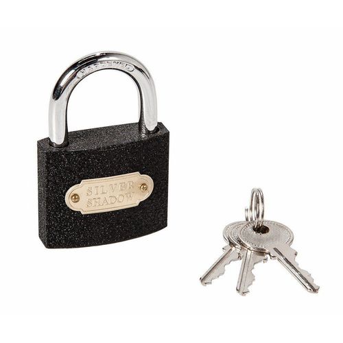 Candado Hierro Negro Std 40mm Silver Shadow