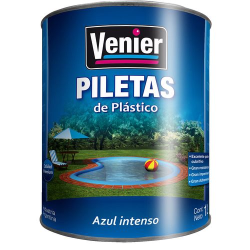Pintura Para Piscinas De Plástico Azul 1Lt