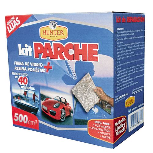 Kit Parche Fibra De Vidrio X 500 Gr Hunter
