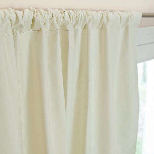 Cortina Blackout Blanco 210x134 Cm Frunce Coleccionne