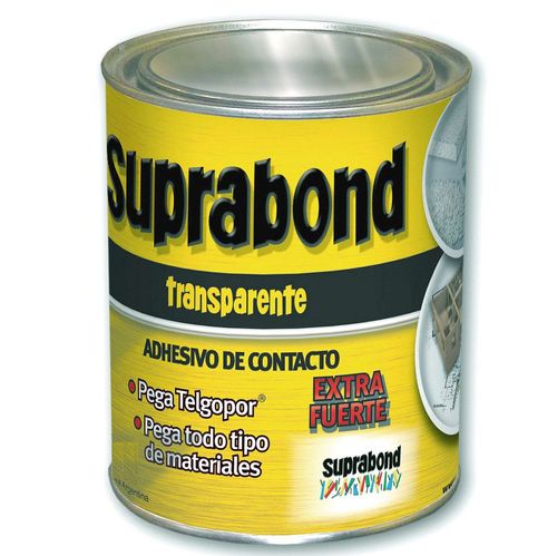 Adhesivo Contacto Transparente 0.5L Suprabond