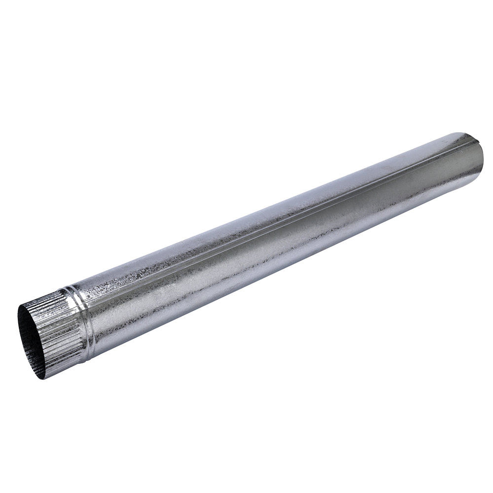 Caño Ventilación 125 Mm x 1 Mts Chapa Galvanizada El Fontanero