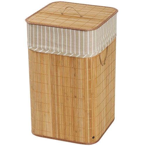 Cesto Bamboo Cuadrado Natural 40x30x50 Cm Suka