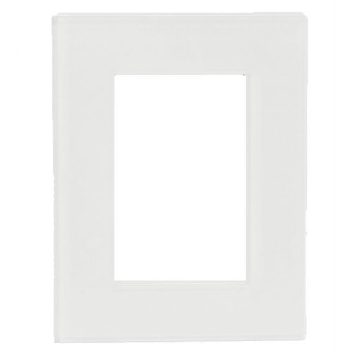 Placa/Bastidor Minimal Kristal Blanco