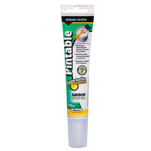 Sellador Acrilico Pintable Blanco 100Ml