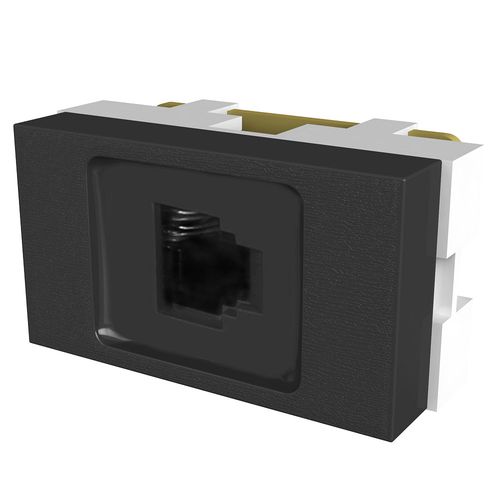 Toma Rj45 Platinum Negro