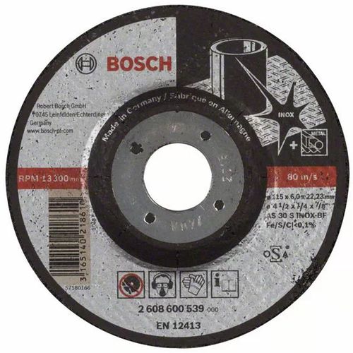 Disco de Desbaste Expert for Inox 115x60Mm Bosch