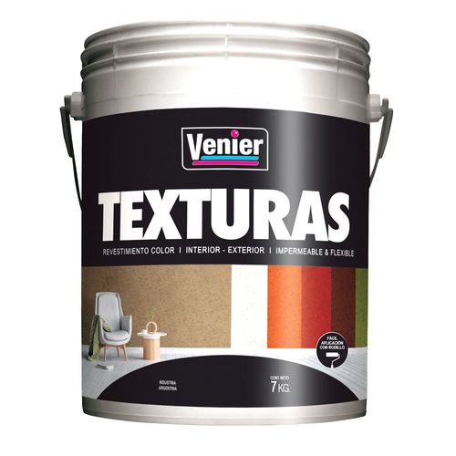 Revestimiento Texturado Blanco 7 Kg Venier