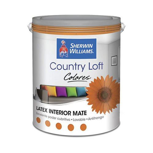 Látex Interior Color Country Loft Naranja 1 L Sherwin Williams