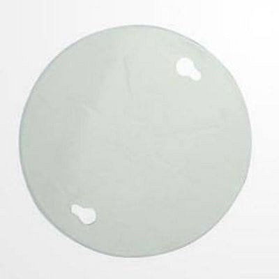 Tapa Ciega Plástica Circular Blanca Veyka
