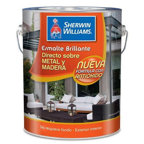 Esmalte Brillo Gris 1Lt Sherwin Williams