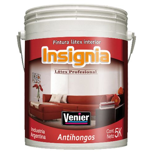 Látex Interior Venier Blanco 5 Kg Insignia