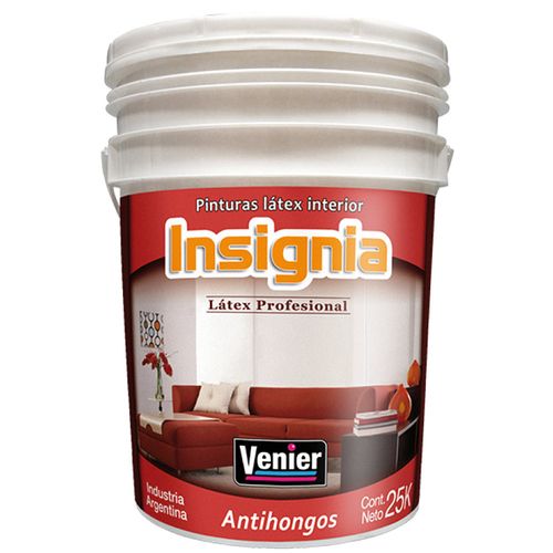 Látex Interior Venier Blanco 25Kg Insignia