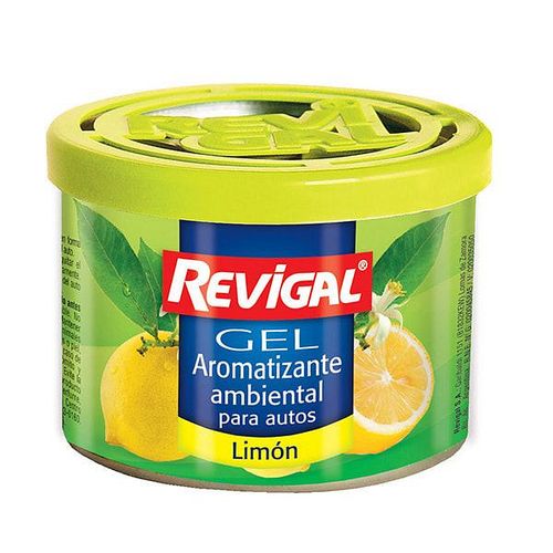 Aromatizante Ambiental Solido Fragancia Limón 80 Gr Revigal