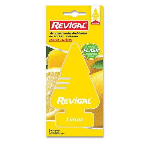 Aromatizante Para Autos Fragancia Limón Revigal