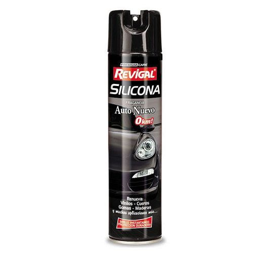 Silicona Aromatizada Aerosol Auto Nuevo 440 Cc Revigal