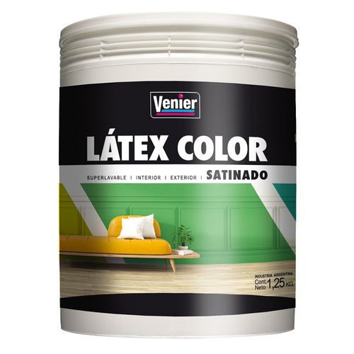 Látex Interior Premium Satinado Blanco 1 Kg Venier