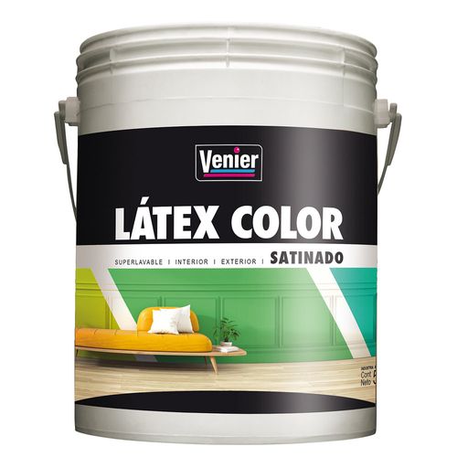 Látex Interior Premium Satinado Blanco 4 Kg Venier