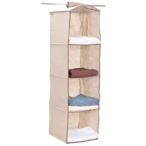 Organizador Colgante 4 Estantes Beige Martinez Analia Dora