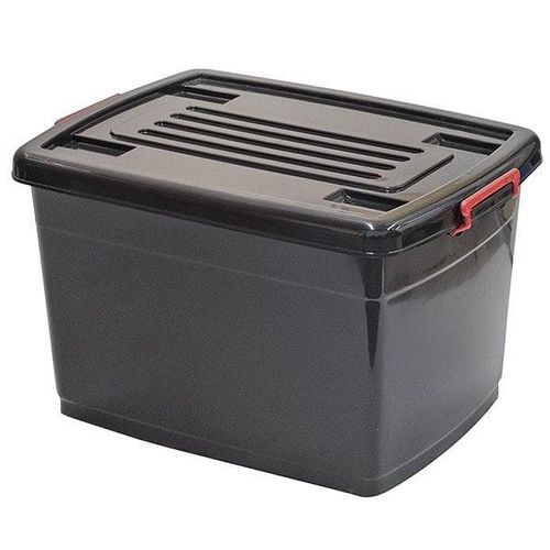 Caja Organizadora Negro 95 L Garden Life