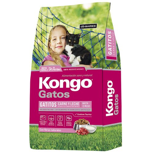 Gatitos Carne Y Leche 1 Kg. Kongo