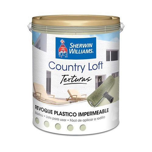 Revestimiento Texturado Country Loft Silver 5Kg Sherwin Williams