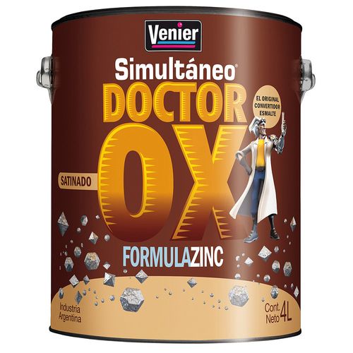 Satin Venier Blanco 4 Lts Simultaneo Dr Ox