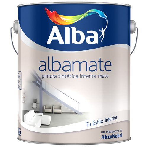 Esmalte Mate mate Blanco 1Lts Alba