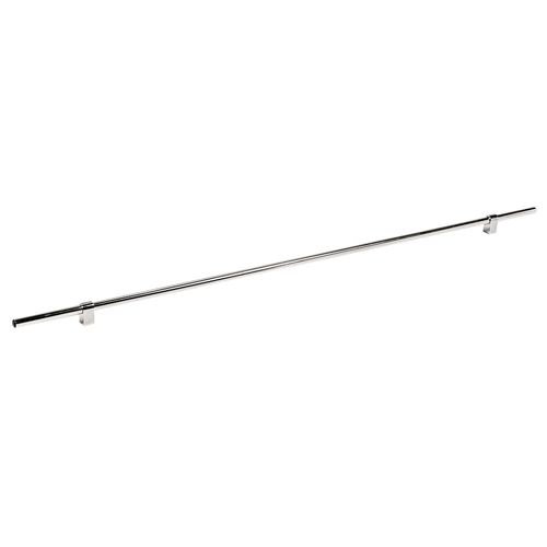 Barral con 2 Soportes Cromado 120 Cm Eurotecno
